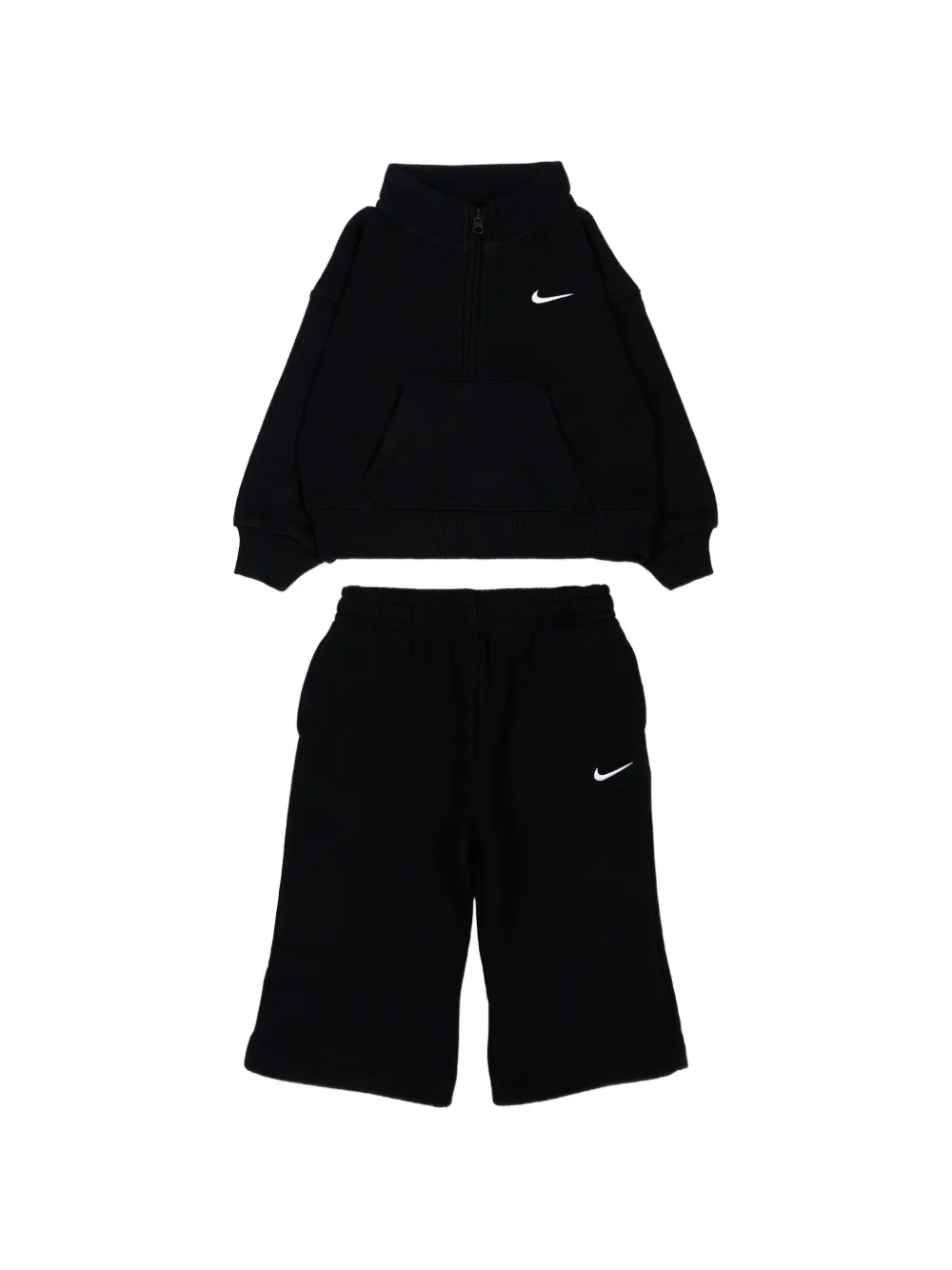Nike Kids logo-embroidered tracksuit - Schwarz