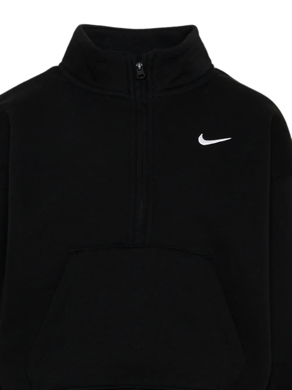 Nike Kids Trainingspak met kwartrits en logo-print Zwart