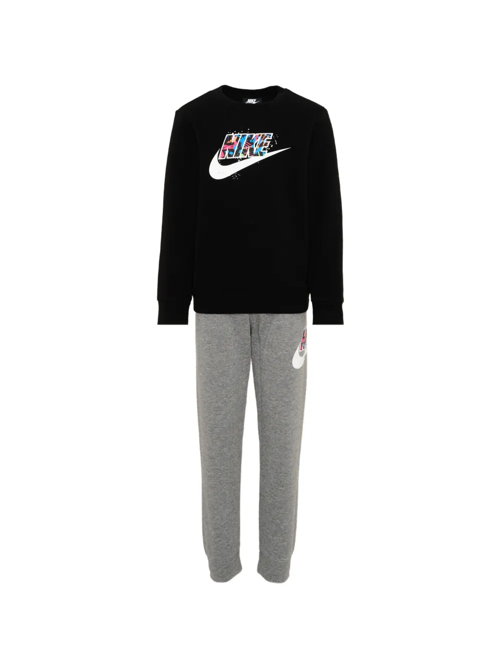 Nike Kids logo-print track tracksuit - Schwarz