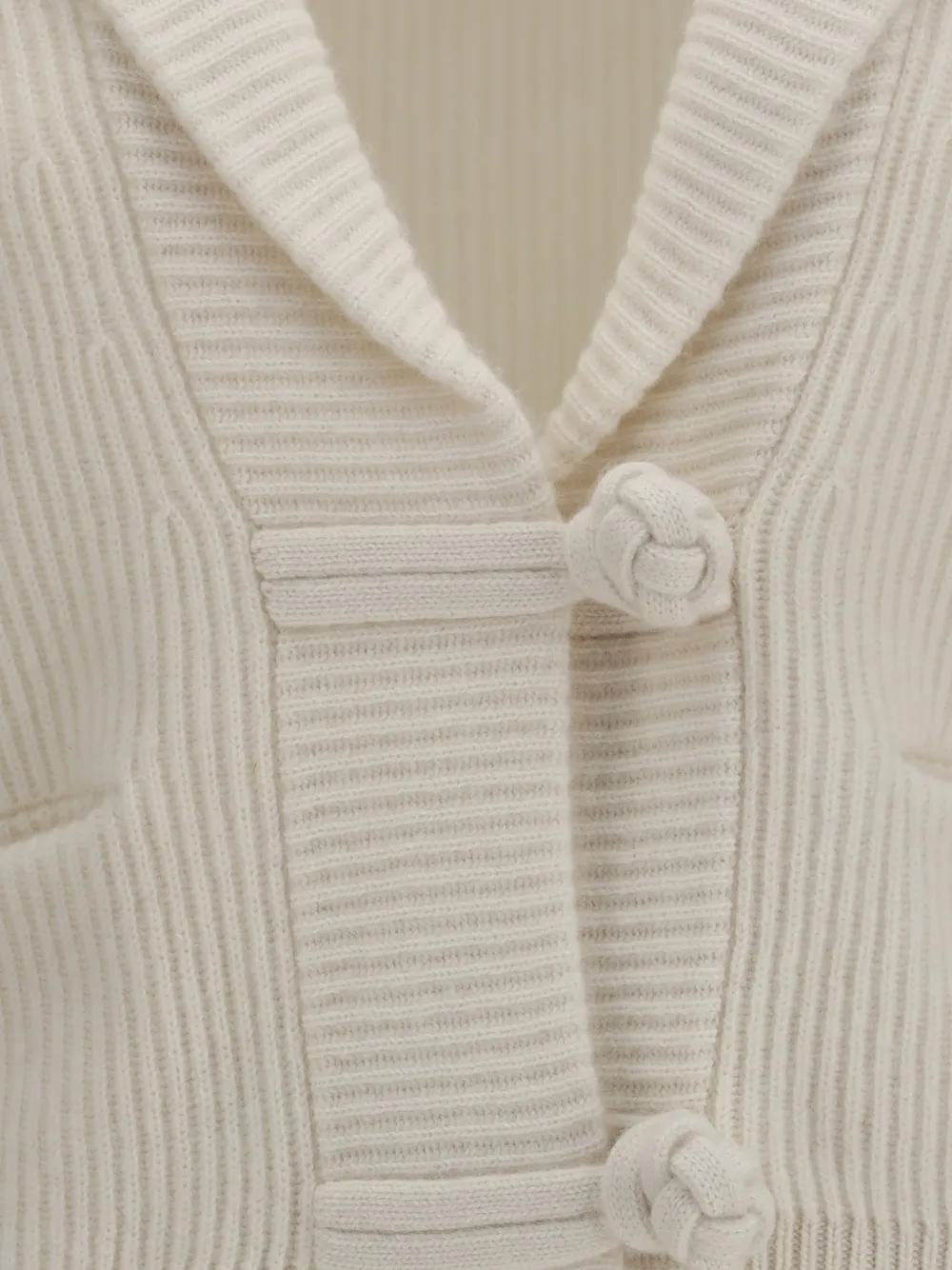 Forte Vest met sjaalkraag Beige
