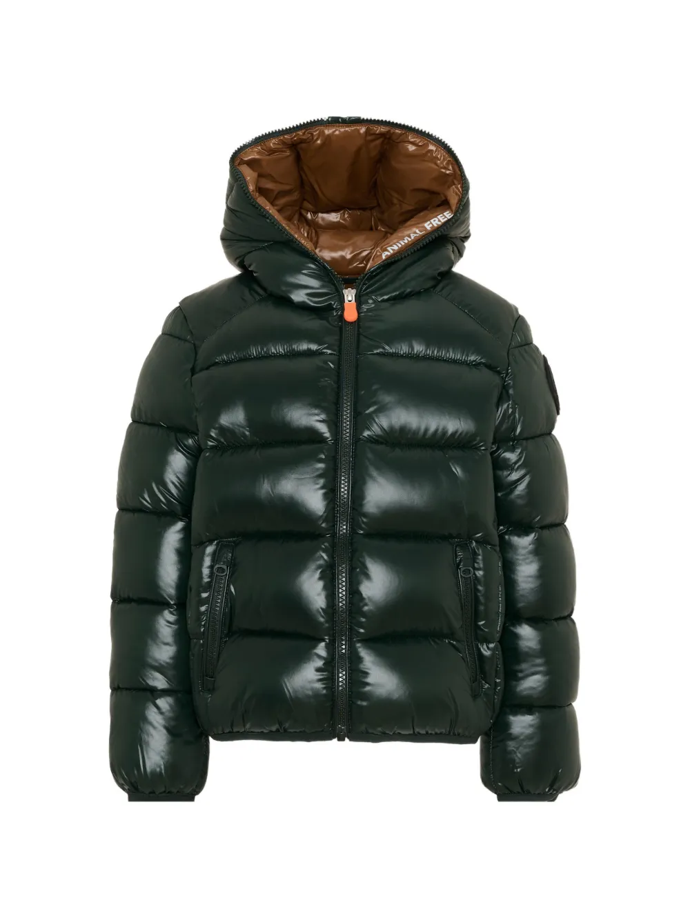 Save The Duck Kids padded hooded jacket - Verde
