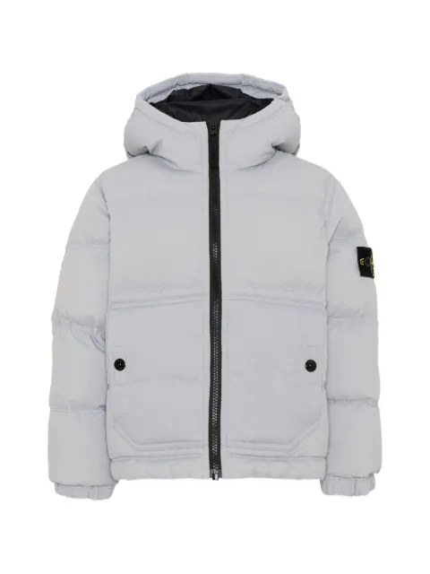 Stone Island Junior logo-patch padded jacket
