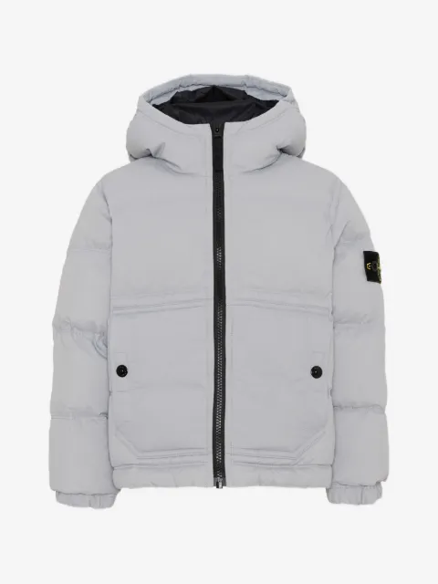 Stone Island Junior logo-patch padded jacket