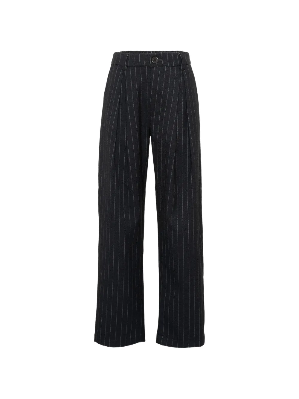 TRUSSARDI JUNIOR pinstripe-print pleated trousers - Grigio