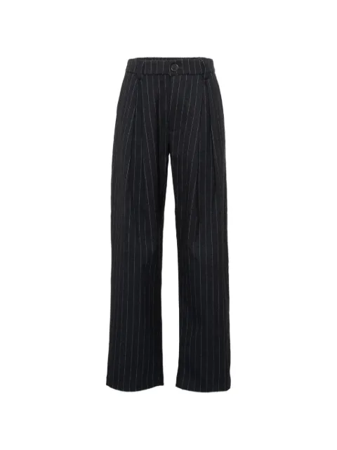 TRUSSARDI JUNIOR pinstripe-print pleated trousers