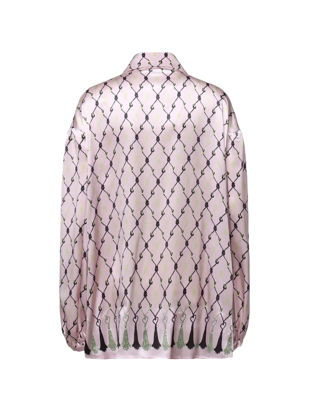 Genny Zijden blouse Roze