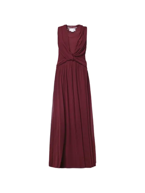 Genny Vestido longo com detalhe torcido