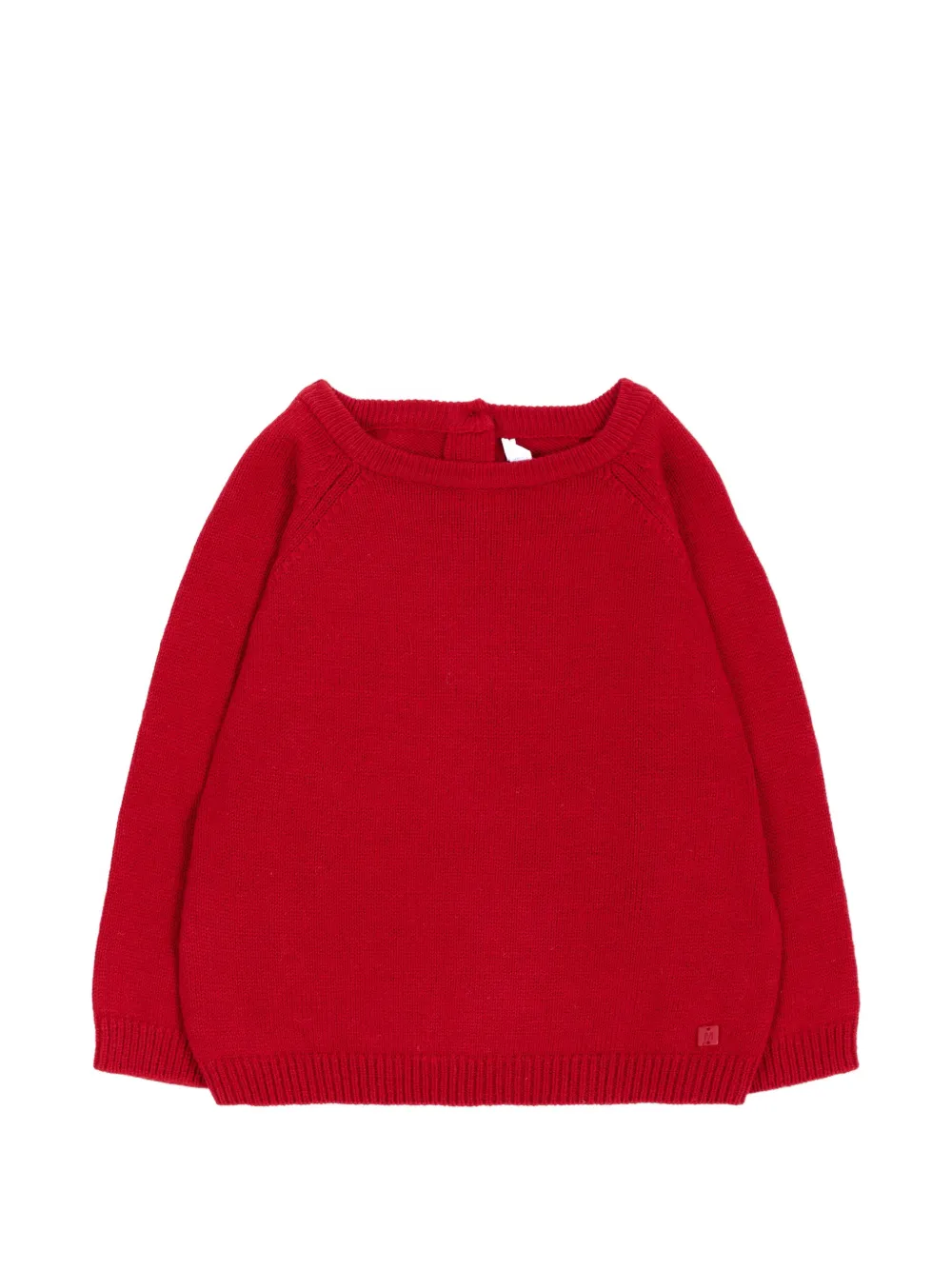 Mayoral button-fastening raglan-sleeve sweater - Rosso