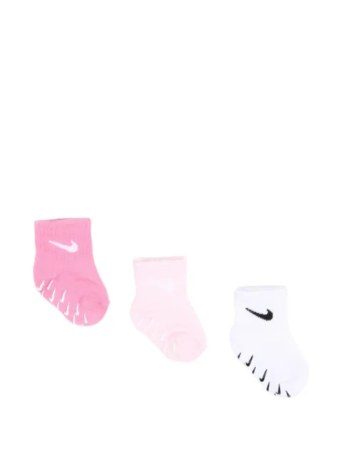 Nike Kids Swoosh logo-print socks