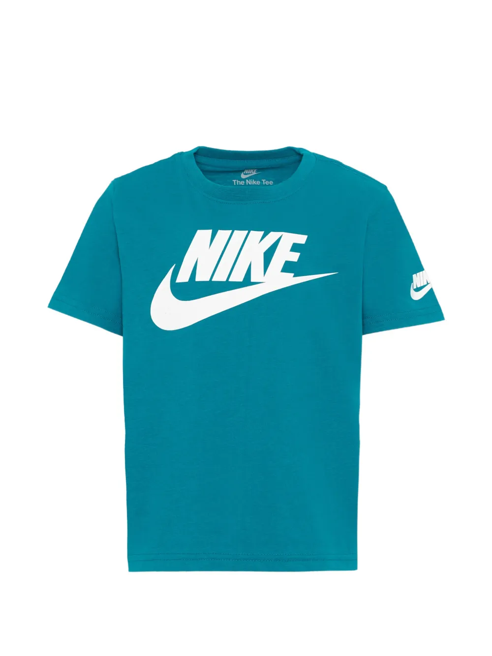 Nike Kids logo-print T-shirt - Blau