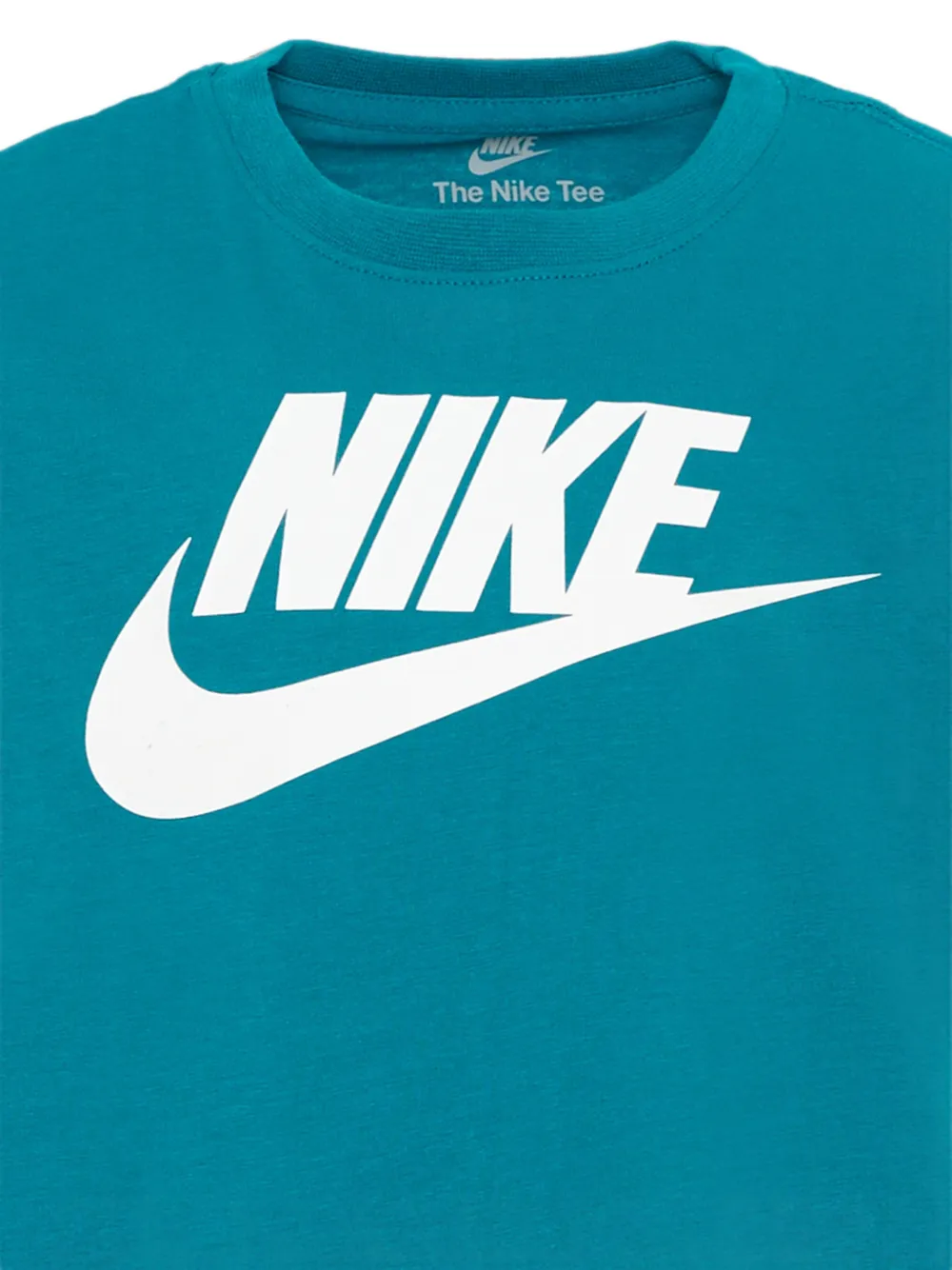 Nike Kids T-shirt met logoprint Blauw