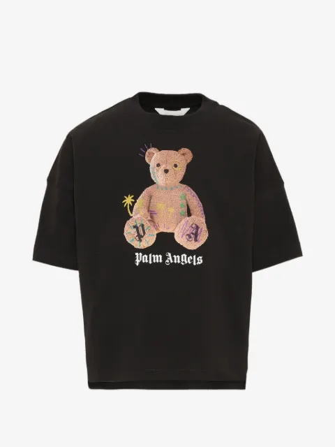 Palm Angels Kids Bear-print T-shirt