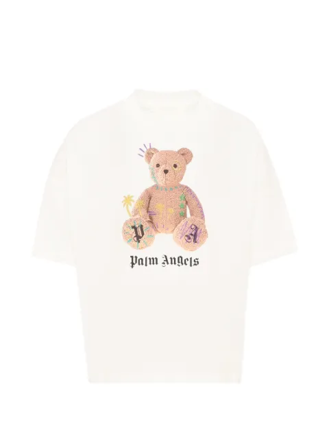 Palm Angels Kids T-Shirt mit Teddy-Print