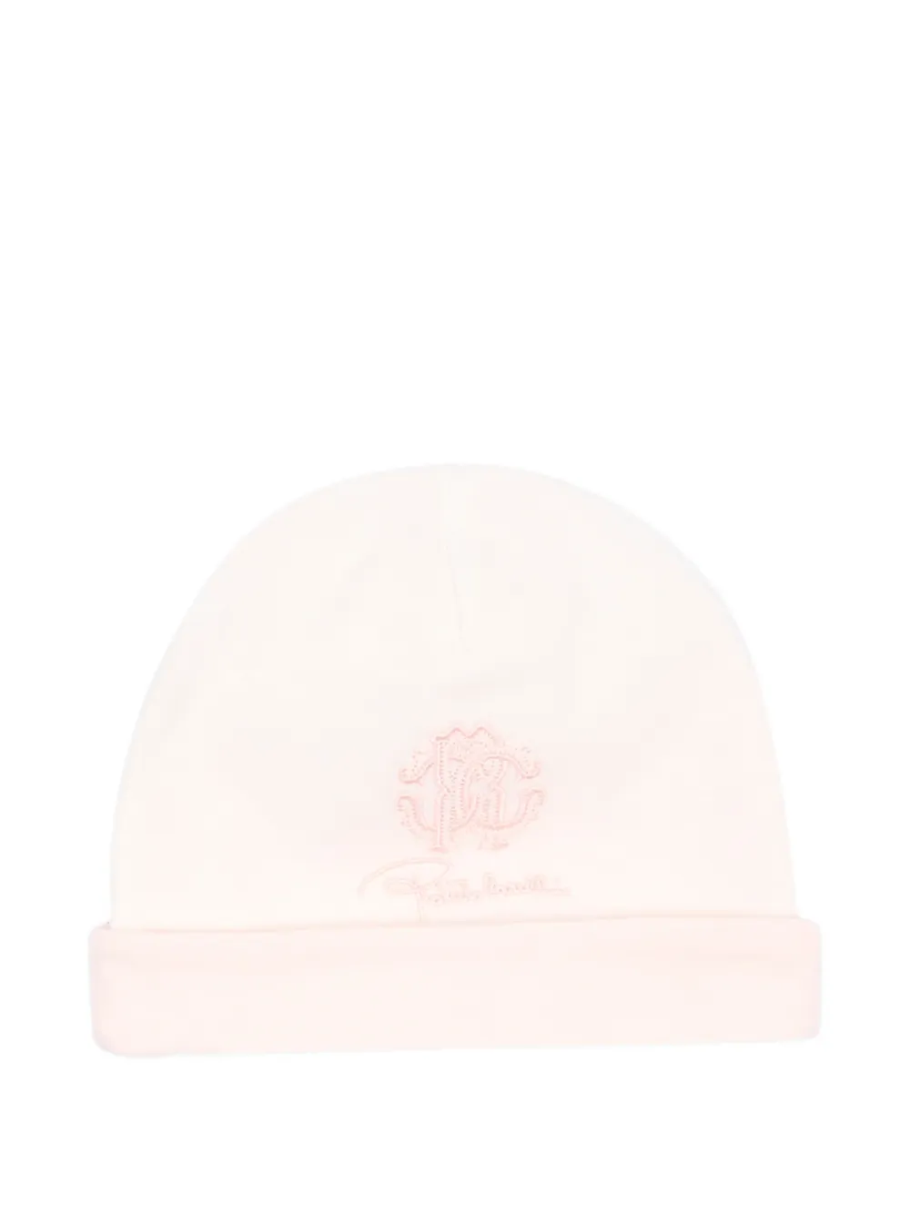 Roberto Cavalli Junior Babypakje met geborduurd logo Roze