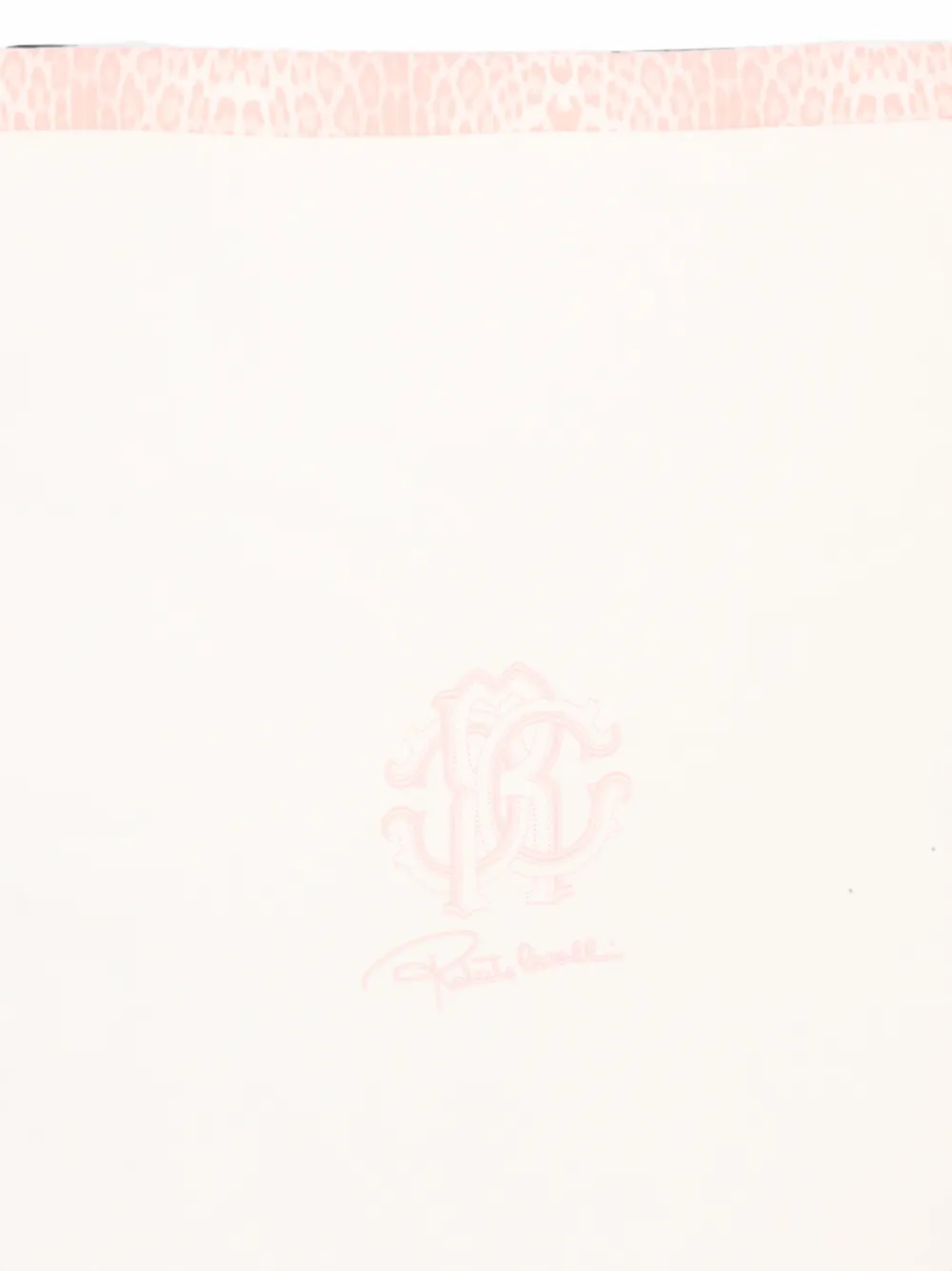 Roberto Cavalli Junior Deken met luipaard-print en logo-print Roze
