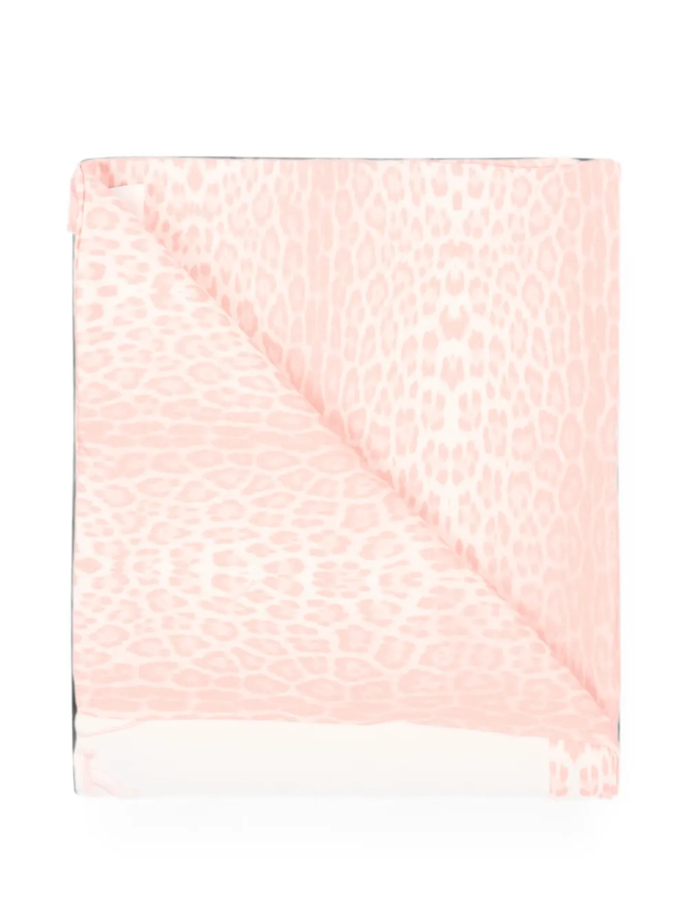 Roberto Cavalli Junior Deken met luipaard-print en logo-print Roze