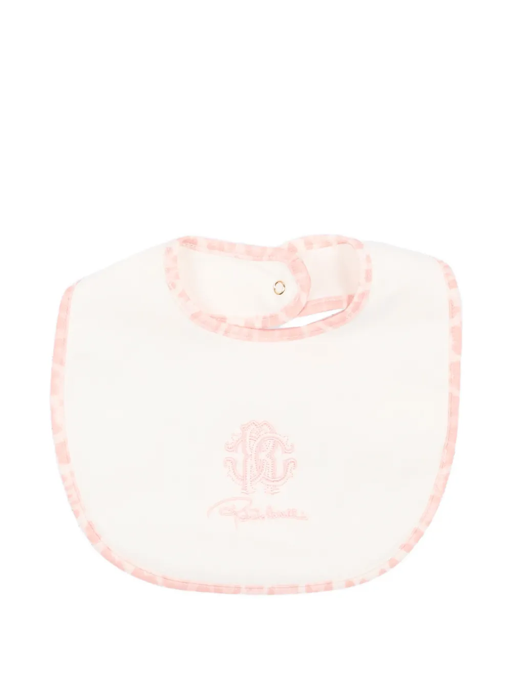 Roberto Cavalli Junior Romperset met luipaard-print en geborduurd logo Roze
