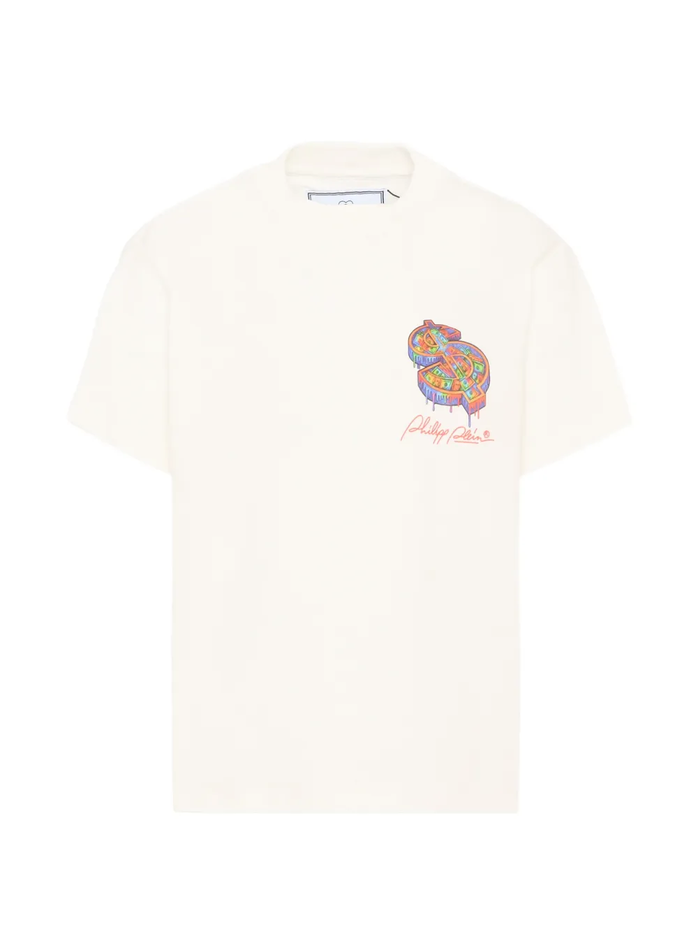 Philipp Plein Junior graphic-print T-shirt - Bianco