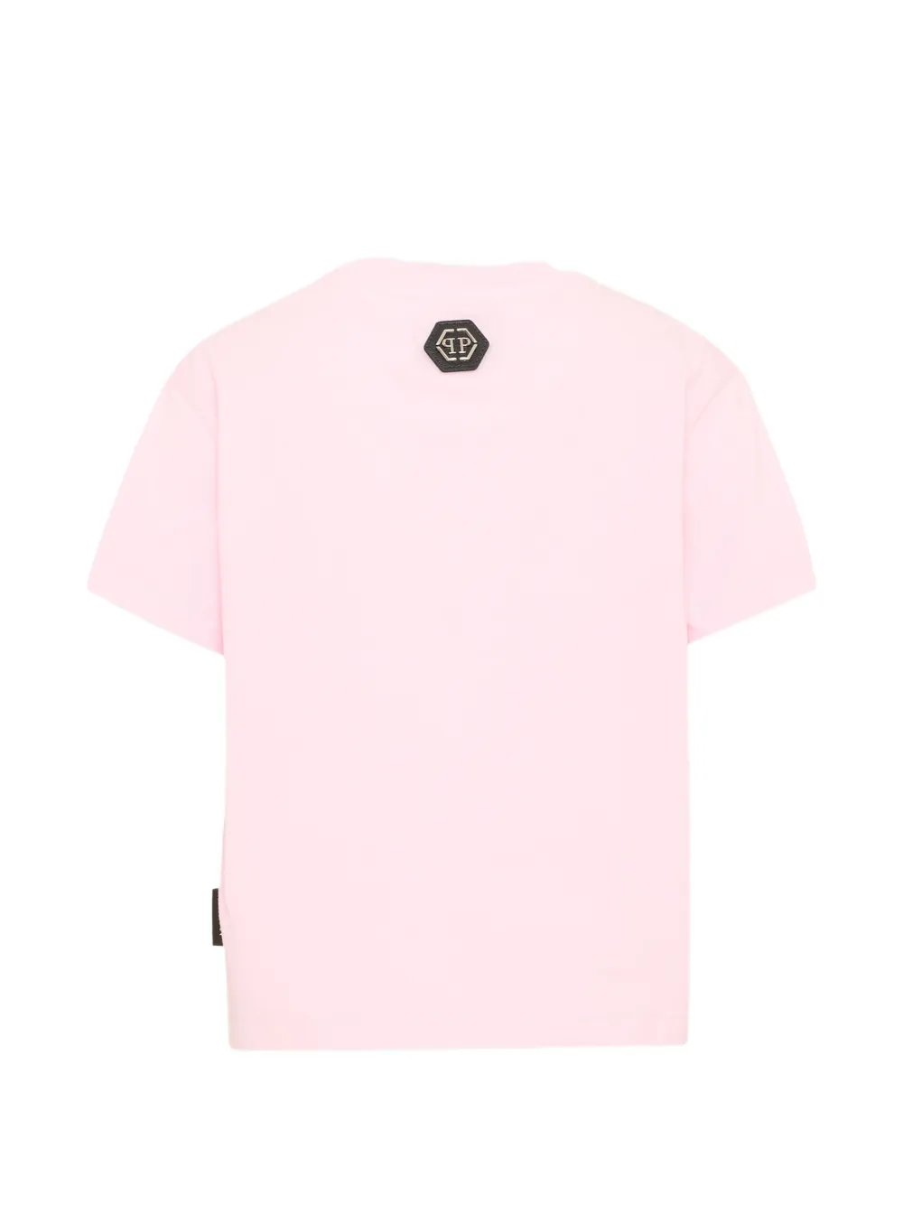 Philipp Plein Junior T-shirt met stras Roze