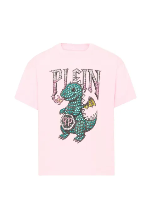 Philipp Plein Junior rhinestone-embellished dragon T-shirt