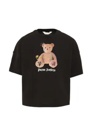 Palm Angels Kids Bear Angel Tシャツ | ブラック | FARFETCH JP