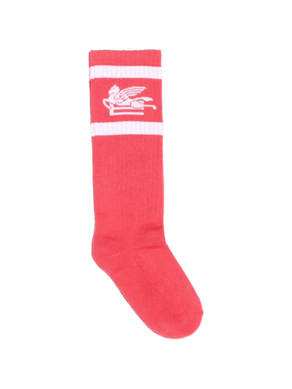 ETRO KIDS Pegaso intarsia-knit socks - Rosa