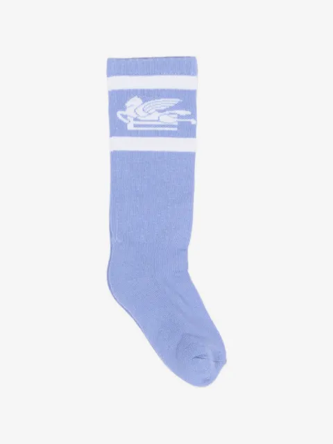 ETRO KIDS Pegasus-motif striped socks