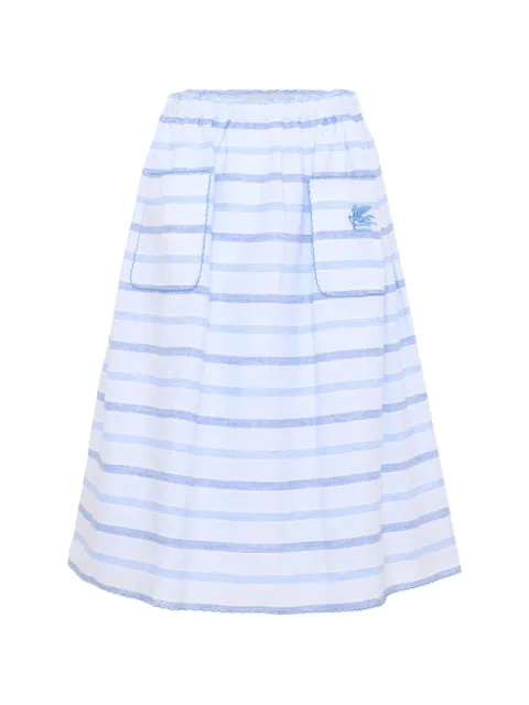 ETRO KIDS Gonna Pegasus a righe