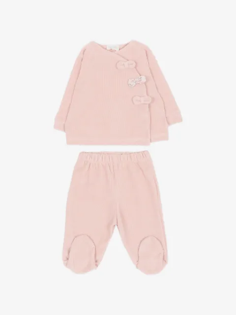 NANAN bow-detail corduroy trouser (set of two)