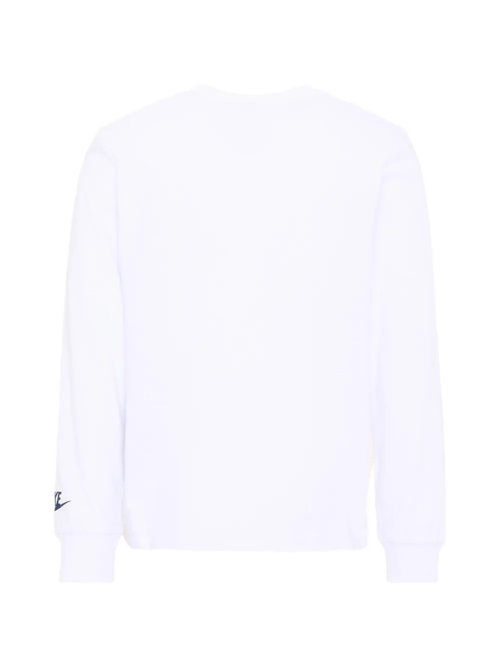Nike Kids T-shirt met lange mouwen en logo-print Wit