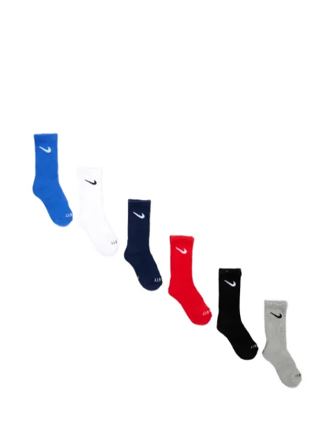 Nike Kids Swoosh-logo socks (set of six)