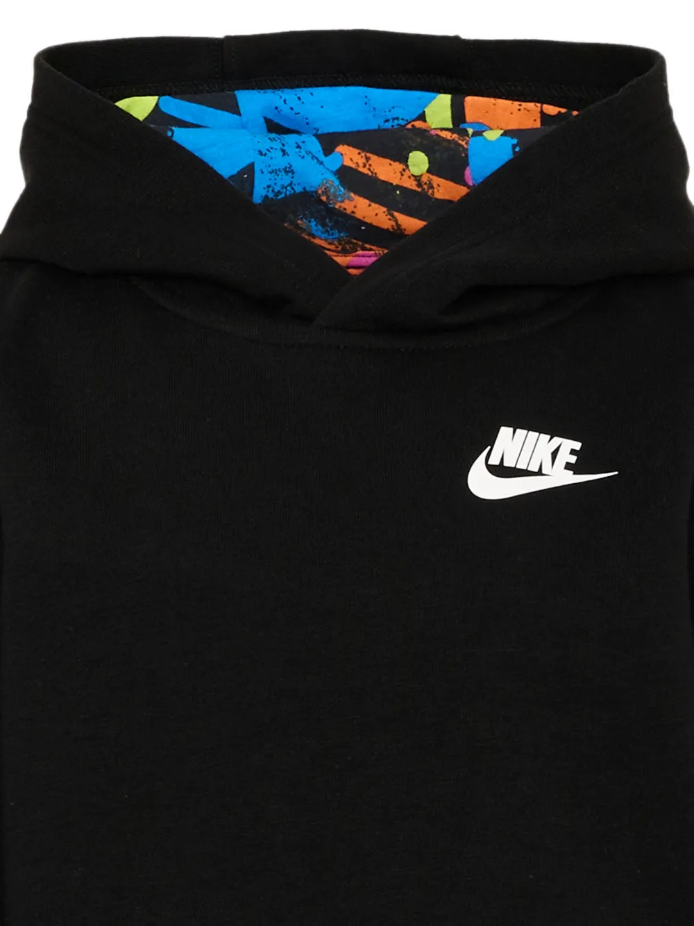 Nike Kids Hoodie met logoprint Zwart