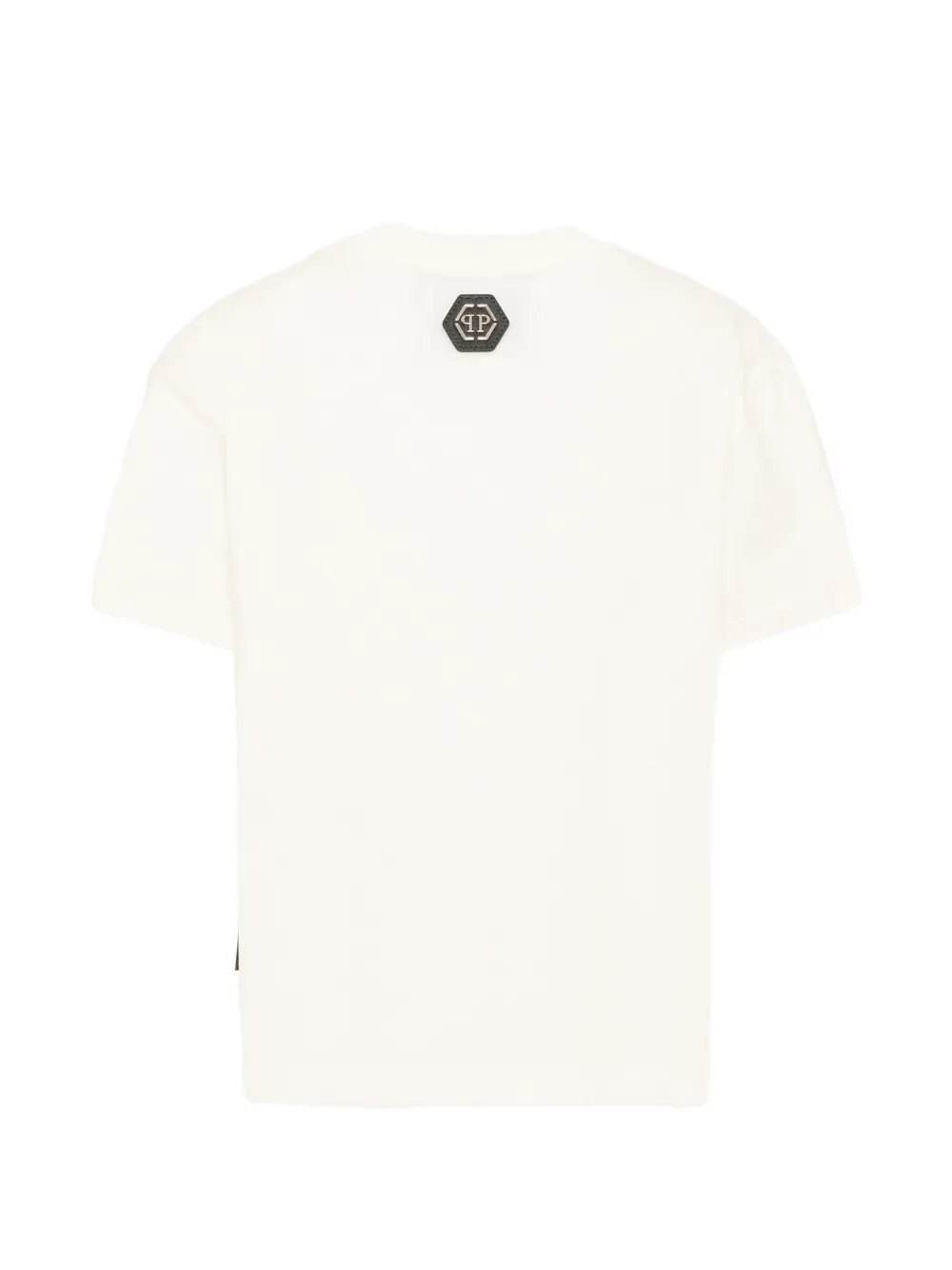Philipp Plein Junior T-shirt met grafische print Wit
