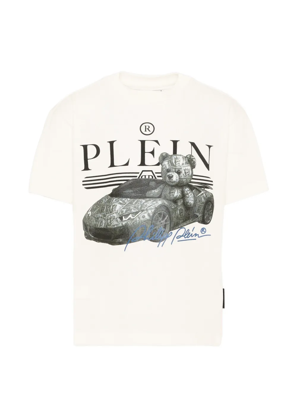 Philipp Plein Junior graphic-print T-shirt - Bianco