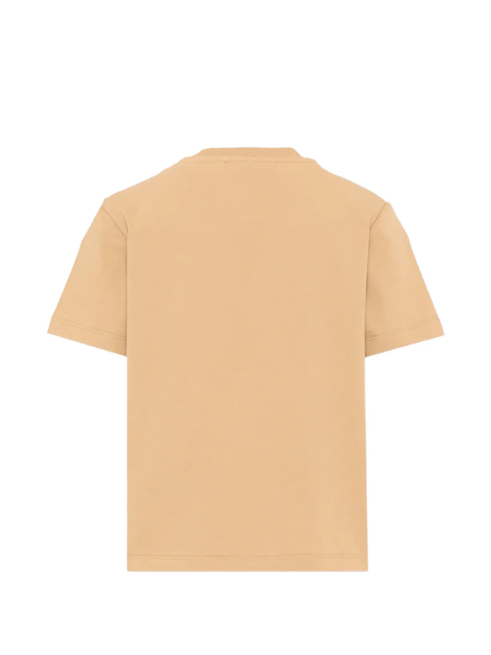 Roberto Cavalli Junior T-shirt met geborduurd logo Beige