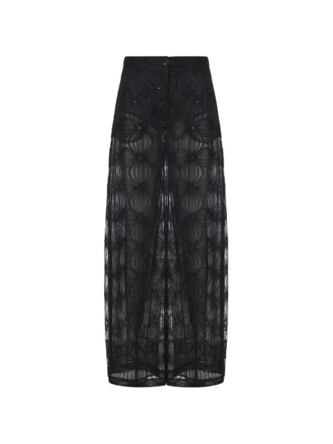 Genny sequin-embellished palazzo pants