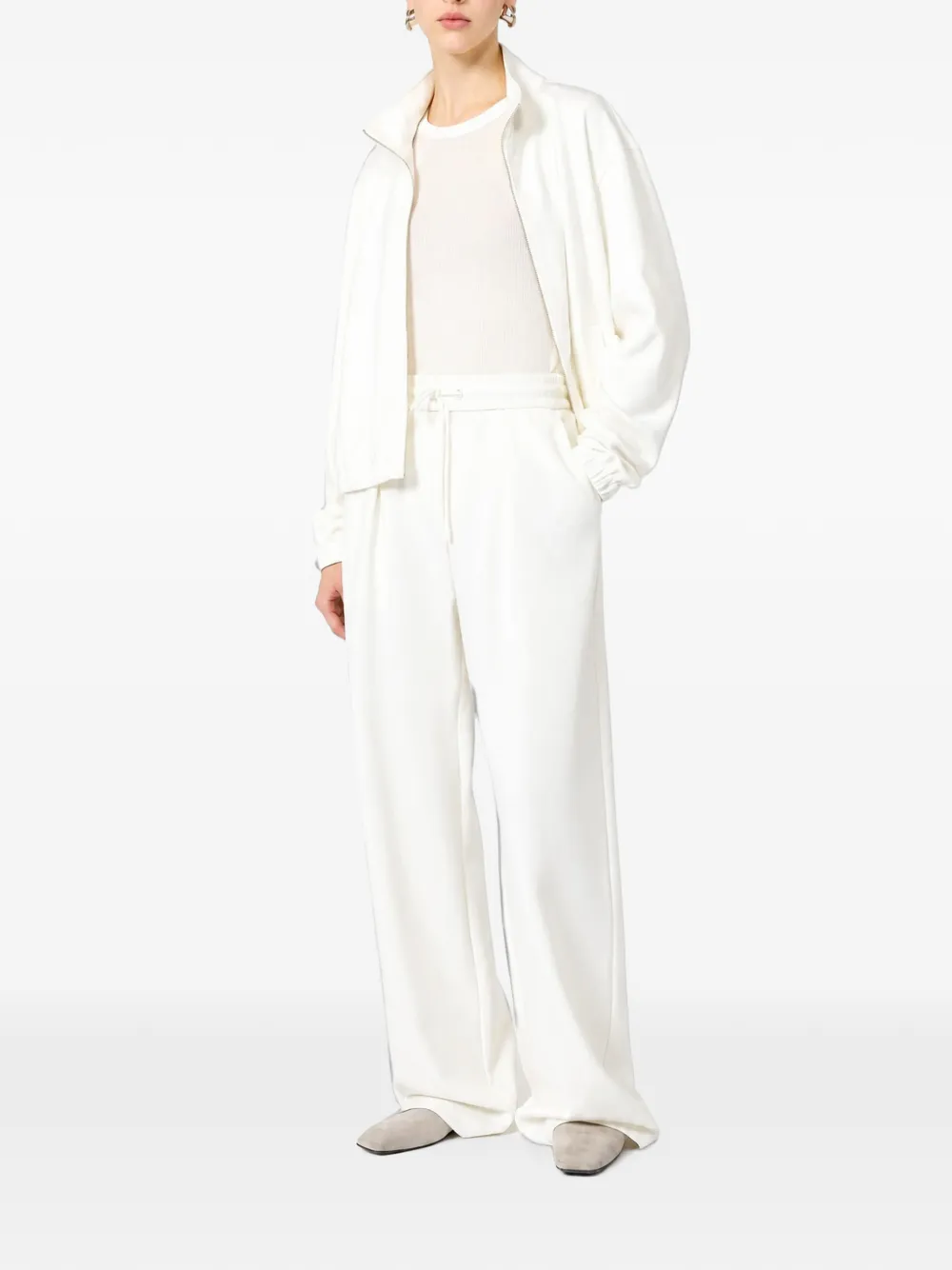 Max Mara Trainingsbroek met trekkoord Beige