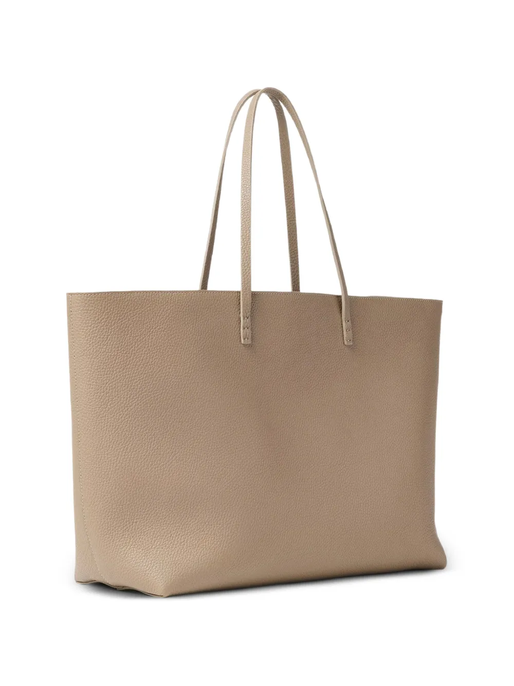 FENDI Roll shopper van bewerkt leer Beige