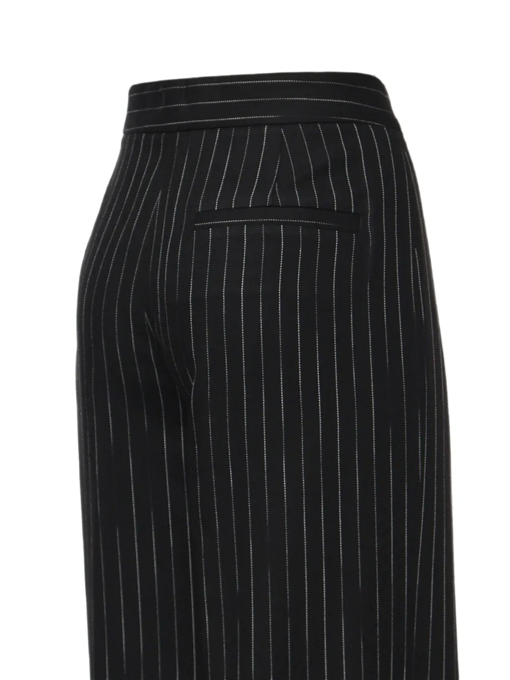 Genny Broek met krijtstreep Zwart