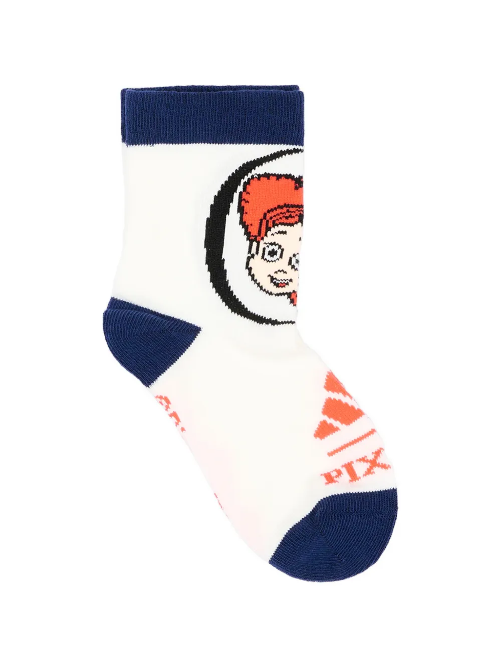 adidas Kids Drie paar Pixar sokken met grafische print Wit