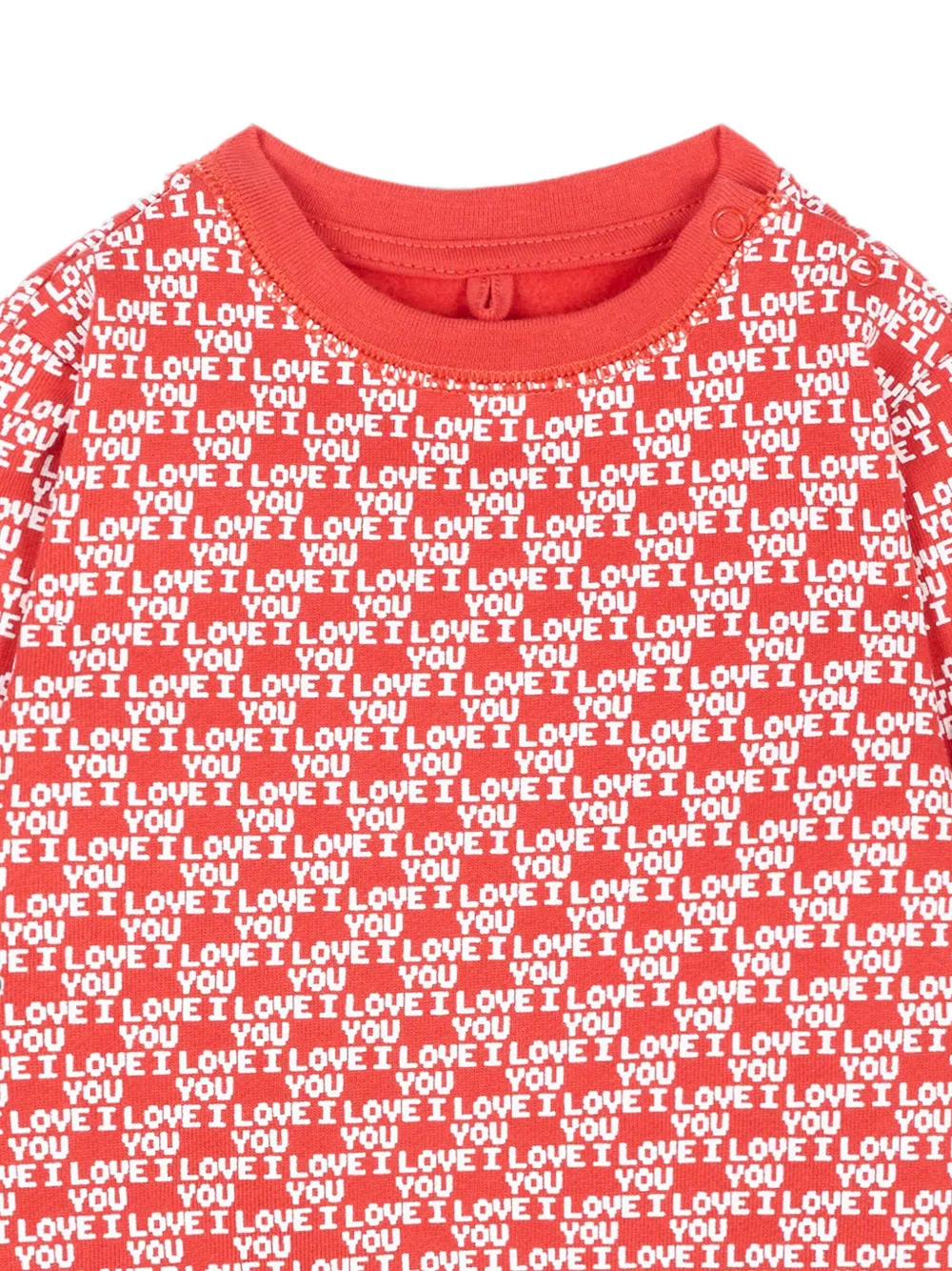 Stella McCartney Kids Sweater met tekst Rood