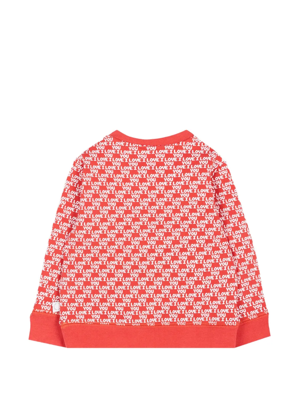 Stella McCartney Kids Sweater met tekst Rood