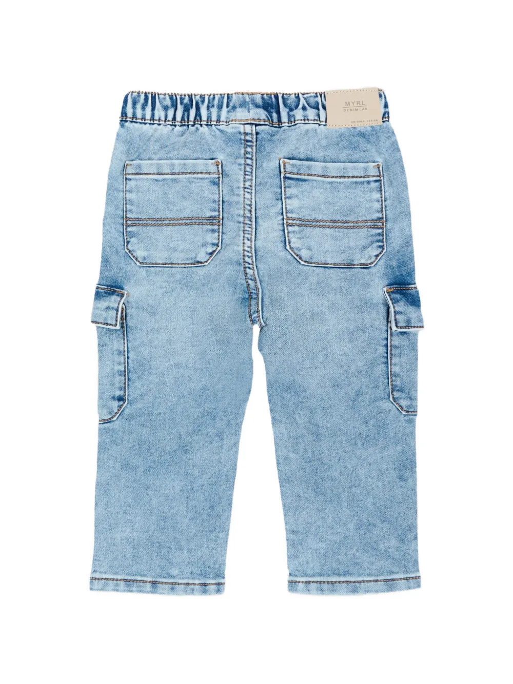 Mayoral Jeans met trekkoord en zakken Blauw