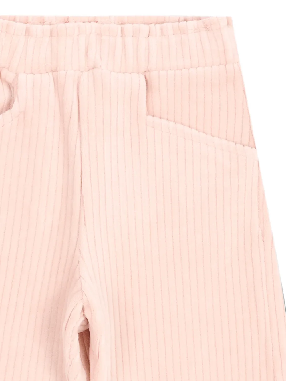Mayoral Geribbelde broek met elastische tailleband Roze
