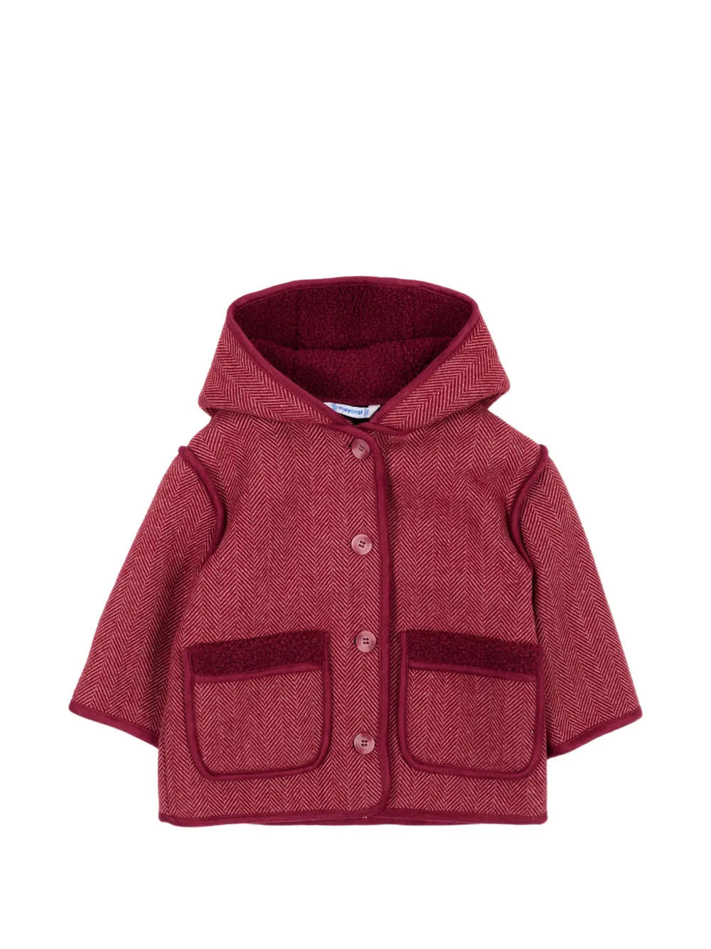 Mayoral Cappotto con motivo pied-de-poule - Rosso