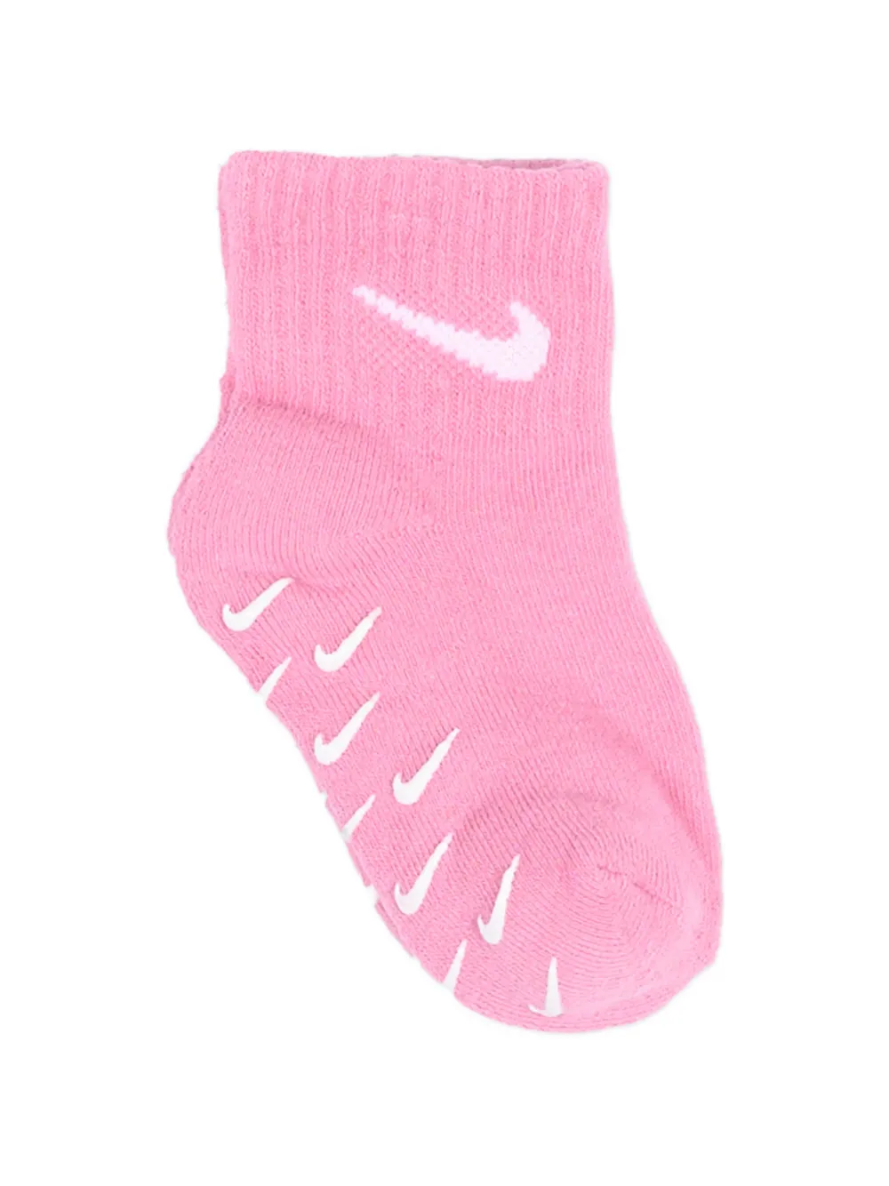 Nike Kids Drie paar Swoosh sokken met logo-print Roze