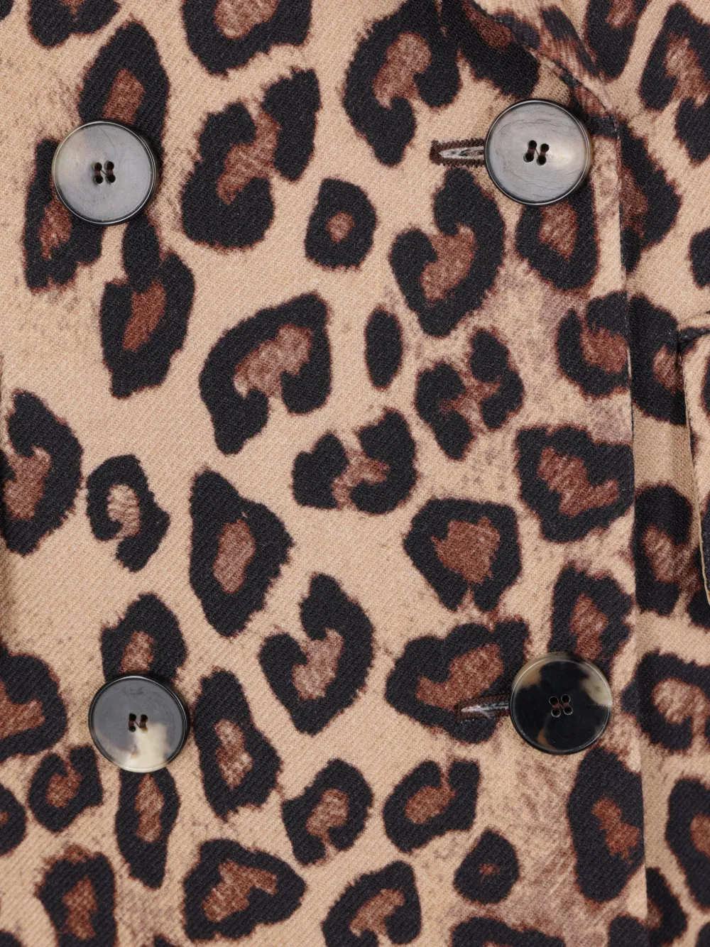 Alberto Biani Jas met luipaardprint Beige