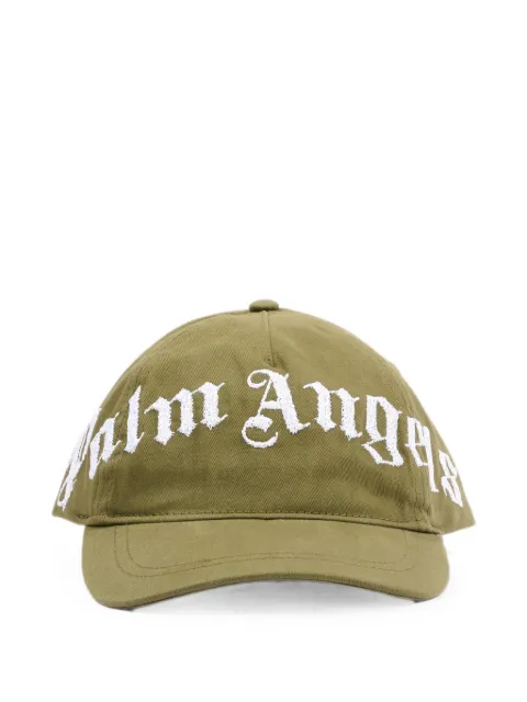 Palm Angels Kids gorra con logo bordado