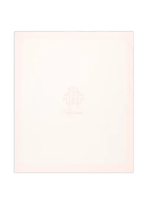 Roberto Cavalli Junior logo-print blanket