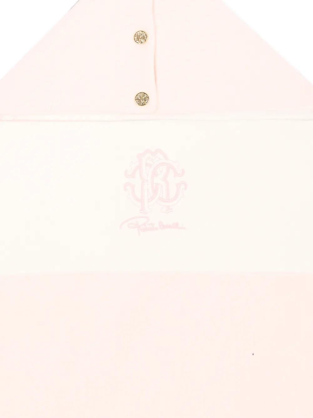 Roberto Cavalli Junior Nest met geborduurd logo en knopen Roze